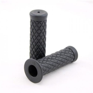 Choppergriff "Diamond", schwarz, 7/8"-22 mm, Länge: 125 mm, geschlossen, 254111