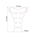 Keiti Tankpad Colour Kawasaki TK022 267204