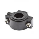 Halteschelle Universal schwarz Alu Ø 22 36mm 2x...