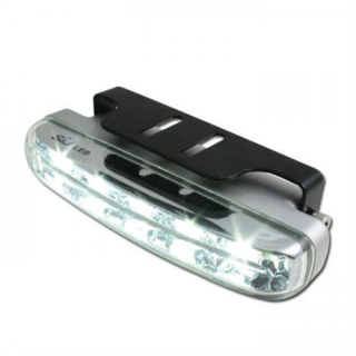Tagfahrlicht LED mit 5 Led s Klarglas + Halter Maße: B 104 x T 40 x H 25mm E geprüft 271106