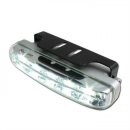 Tagfahrlicht LED mit 5 Led s Klarglas + Halter...