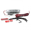Tagfahrlicht LED mit 5 Led s Klarglas + Halter...