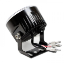 Tagfahrlicht LED rund 4 Led s Klarglas + Halter...