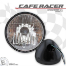 Scheinwerfer 6-1/2 "CafeRacer", Klarglas,...