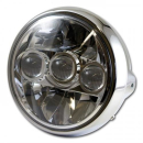 LED Scheinwerfer 7 FARGO chrom M8 seitlich Chromreflektor...