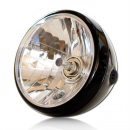 Scheinwerfer 7 Nevo Klarglas schwarz H4 Prismenreflektor...