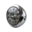 LED Scheinwerfer 7 HD Style chrom 10 LED s Reflektor...