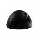 LED Scheinwerfer 7 British Style mattschwarz 10 LED s Reflektor schwarz M8 seitlich E gepr. 271201
