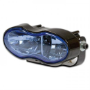 Fern und Nebelscheinwerfer blaues Glas + Halter 2 x H3...