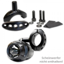 Halteklemme Scheinwerfer Motorrad schwarz Aluminium...