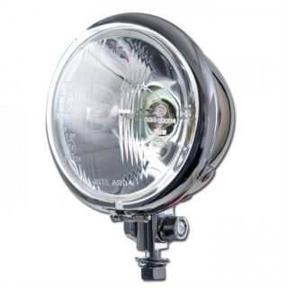Scheinwerfer 4 1 2 Bates Style chrom mit Standl. JUTE A004 mit Standlicht Bilux 35 35W E geprüft 271300