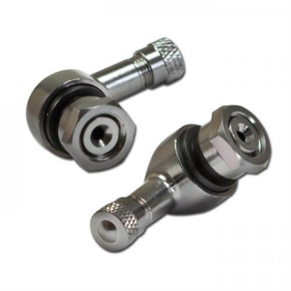 Aluminiumventil 90° abgewinkelt grau eloxiert VPE = 2 Stück Ø 11 3mm mit Kappe 276084