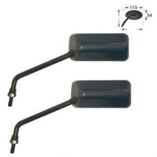 F1 Spiegel 1 x M8 R + 1 x M8 L Carbonlook Paar* 282054