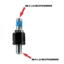Anschluss M8 x 1 25 Rechtsgewinde schwarz im Spiegel M8 x...