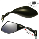 Spiegel Rückspiegel 127 2 x M10 R schwarz ABS E...