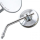 Spiegel Rückspiegel CUSTOM chrom rund Ø 100 1 x M10 R L+ R verwendbar E geprüft 282663