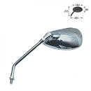 Chromspiegel Naked Bike langer Arm M10 R R + L verwendbar...