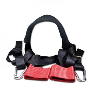Lenker Gurt Set Nylon rot schwarz inkl. Zurrgurte mit Karabiner Zugfestigkeit 900Kg 283046