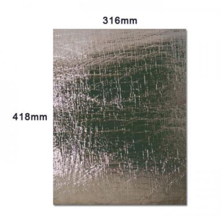 Schutzfolie temperaturbeständig bis 550°C, groß, 316mm x 418mm, Öl und Benzinbest., selbstklebend, 283148