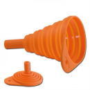 Universal Silikon-Falttrichter, orange, Länge...