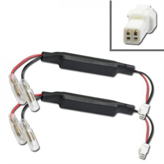 Adapterkabel mit Widerstand Ducati KTM MV Agusta Suzuki Paar 15 Ohm 10Watt 284060