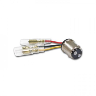 Adapterkabel Rücklicht mit Fassung BAY15D 3 Kabel mit Japan Rundstecker weiblich Ø 3 5mm 284063