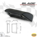 LED Kennzeichenbeleuchtung Blade schwarz Maße: B 44 x H 11 x T 16 5 mm E geprüft 284120