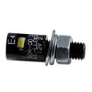 SMD Kennzeichenbeleuchtung Sky schwarz Alu M8 Kabellänge 450 mm Ø=12 mm x H: 17mm E geprüft 284140