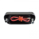 LED Kennzeichenbeleuchtung Zest schwarz ABS Schraubenabstand: 45mm E geprüft 284144