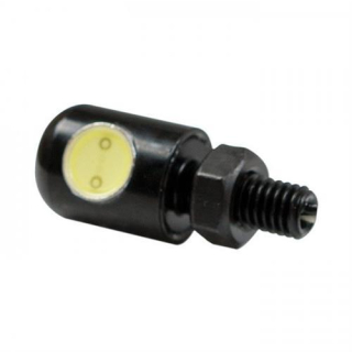 SMD Kennzeichenbeleuchtung Byte schwarz Alu M6 Maße: H 30 x Ø 13 mm E geprüft 284145