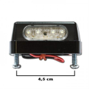 LED Kennzeichenbeleuchtung Zest schwarz Alu...