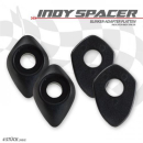 Indy Spacer Blinker schwarz ABS 2 x innen 2 x aussen z.B. Ducati Monster 696 796 1100 EVO 284170