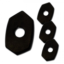 Indy Spacer Blinker schwarz Stahl Kawasaki Z650 800 900...