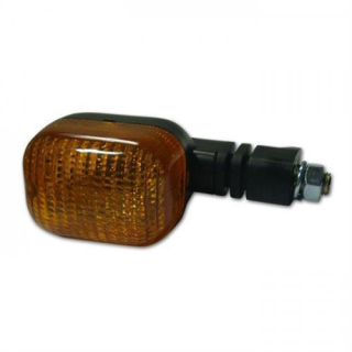 Miniblinker Blinker Duc Style schw. gelbes Glas 45x61mm vo re. hi li. 10W E geprüft M10 284212