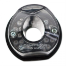 LED-Rücklicht "Pipe", schwarz, ohne KZB, getönt, Maße: B 54 x H 42 mm, E-geprüft, 284313