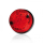 LED Rücklicht mit KZB rotes Glas E geprüft Ø 58 mm H 25 mm Bolzen M4 Abstand 40 mm 284324