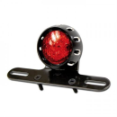 LED Rücklicht CNC mit Halter rot mit KZB...