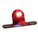 LED Rücklicht Gun mit KZB rotes Glas Ø=30 mm...