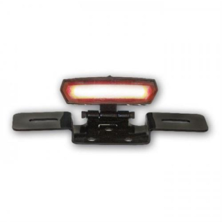 Universal LED Rücklicht Light Guide schwarz Maße: B 86 x H 29 x T 38mm getönt E geprüft 284367
