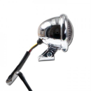 LED Rücklicht Bates Style chrom Ø=57 mm 1 x...