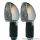 LED Blinker Arrow Titan lang E geprüft * klares Glas M10 Gummiarm 284646
