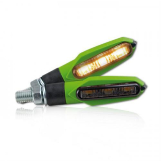 SMD Blinker Slight grün Blinkfunktion V+ H getöntes Glas M8 E geprüft 284747 6