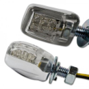 LED Blinker Nano chrom klares Glas M6 * Maße: L 27...