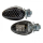 LED Blinker Drop carbonlook klares Glas M6 * Maße: L 33 x B 20 x T 22 mm nur hinten E geprüft 284771