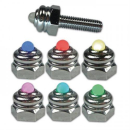 LED Schraubenset blau 6 mm Edelstahl 284790