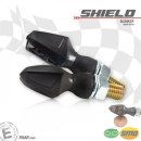 SMD Blinker SHIELD schwarz getönt Paar M8...