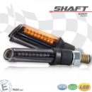 LED Blinker SHAFT schwarz getönt Paar M10...