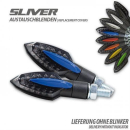 Blende für LED Blinker Sliver blau Paar 284829 3