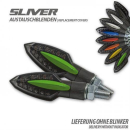 Blende für LED Blinker Sliver grün Paar 284829 6