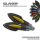 Blende für LED Blinker Sliver gelb Paar 284829 8